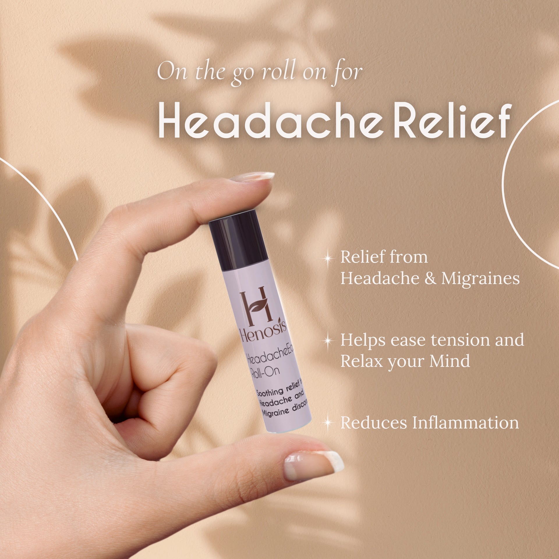 Headache, Migrain And Sinus Roll On